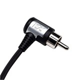 Клип-Корд RCA для тату машинки, EZ Master Pro, Черный, 90 Градусов ccezproblk90